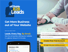 Tablet Screenshot of extremeb2bleads.com